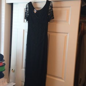 Formal sequence lace dress